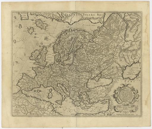 Europa, ad magnae Europae Gerardi Mercatoris / Rumoldi Mercatoris. | Europa